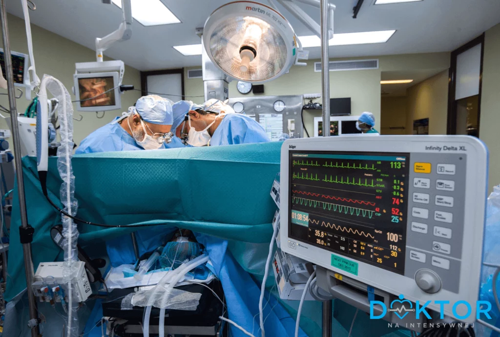 znieczulenie ogólne sala operacyjna dyżur anestezjologa doktor na intensywnej